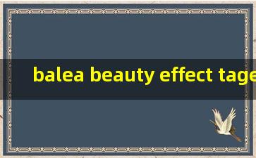 balea beauty effect tagescreme